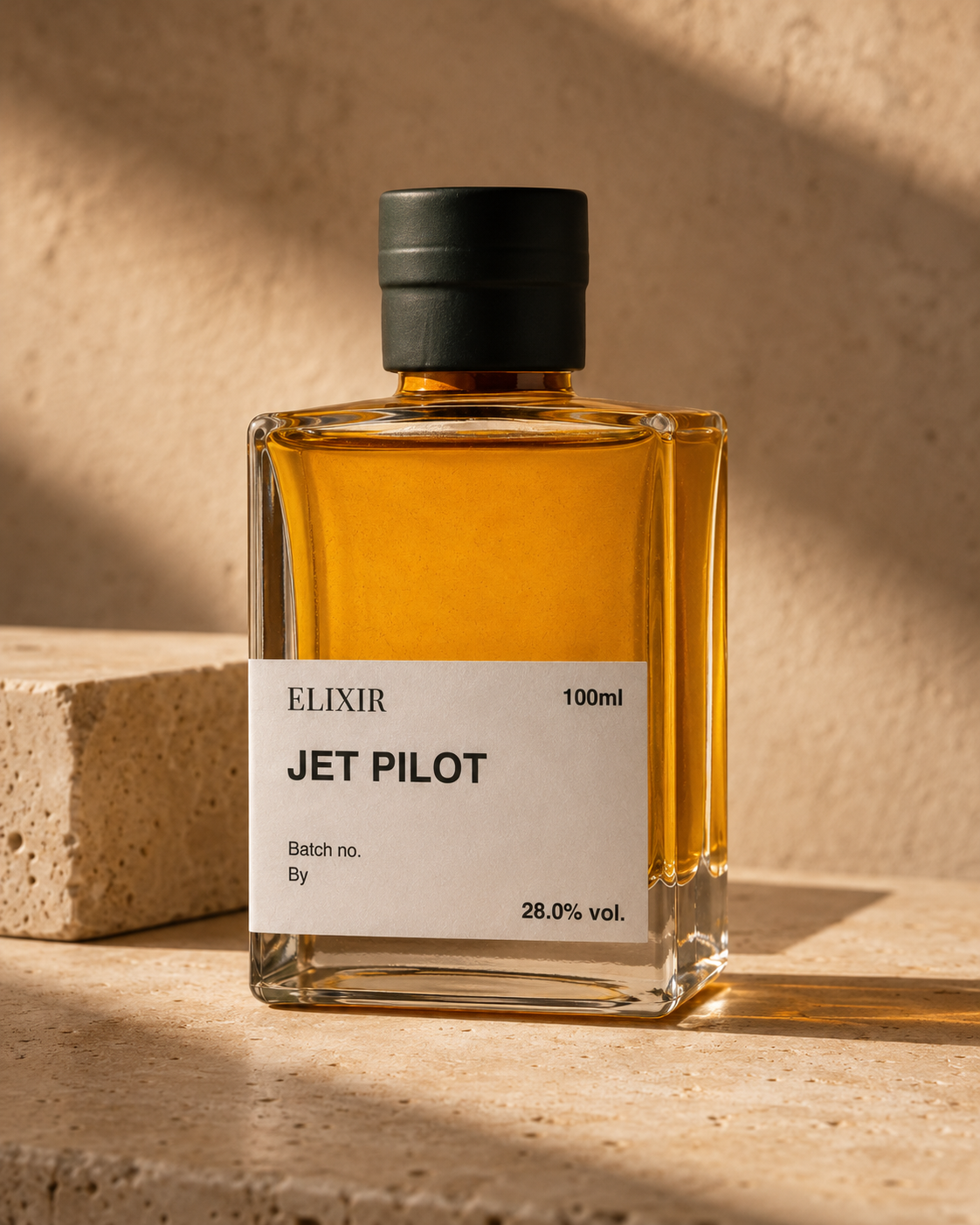 Nº VI — Jet Pilot bottle portrait